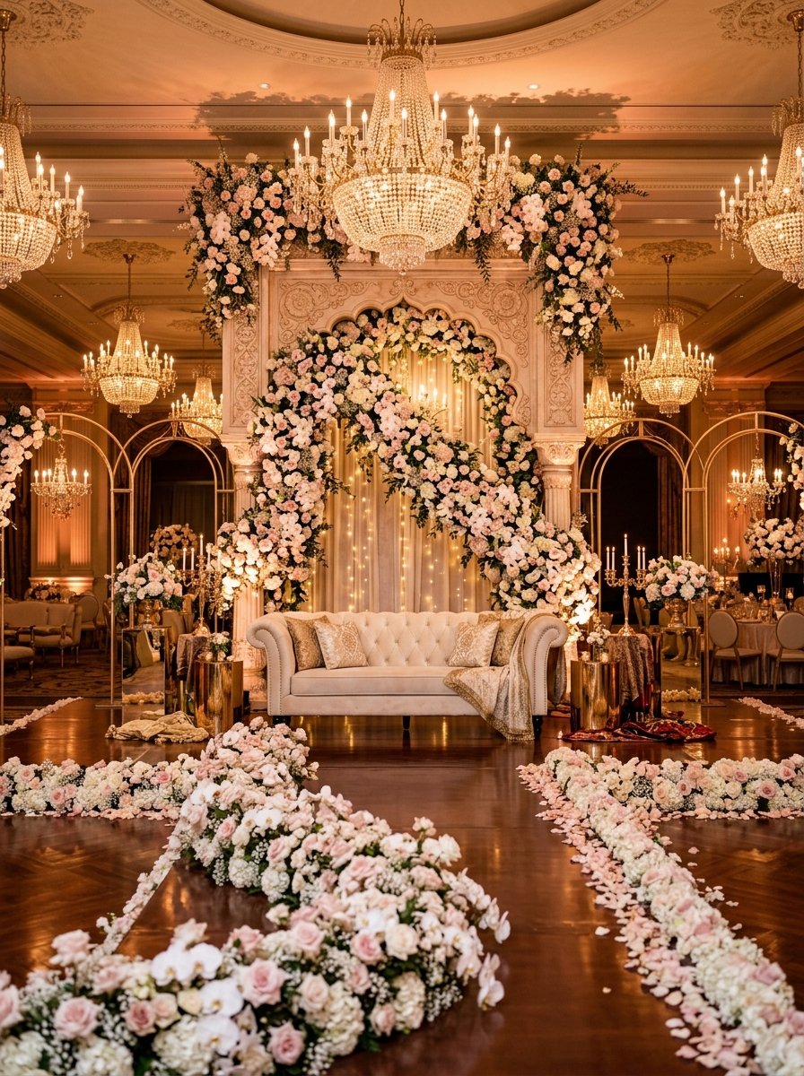 Jamboree Events – beautifully decorated wedding mandap venue